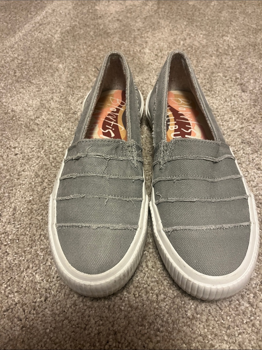 Gray Slip-On Canvas Sneakers - Blowfish